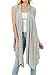 Pastel by Vivienne Women's Asymetric Open Front Vest