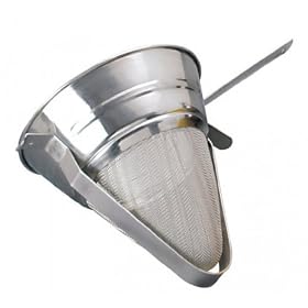 22cm Professional Passing Sieve, Fine Mesh, Chinois Bullion Strainer