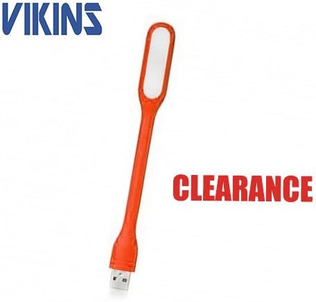 Swellder Mini USB LED Light Adjust Angle Portable Flexible Led Lamp with usb for powerbank PC Laptop Notebook Computer keyboard outdoor Energy Saving Gift Night Book Reading Lamp (Red)