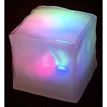 Fortune Products MC-RGB4 Deco Cube Lighted Table Centerpiece, 4" Length x 4" Width x 4" Depth
