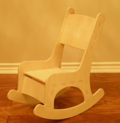 Classic Kid's Rocking Chair - All Hardwood - Free Shipping!