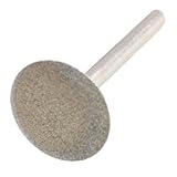 uxcell ダイヤモンドマウントポイント フラットラウンド 金属 セラミックガラス 研磨グラインダー