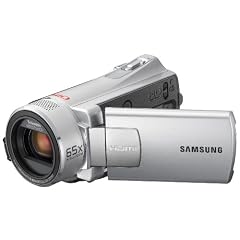 Samsung SMX-K40 SD Camcorder (SDHC/ MMC Card, 65-fach intelli Zoom, 6,9 cm (2,7 Zoll) LCD-Display) silber