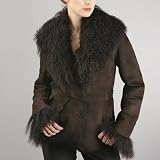 BGSD Women's Mongolian Shearling Jacket