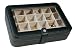 Mele & Co. Elaine Faux Leather Crystal Jewelry Box Black 0055062M