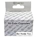 CoinSafe Capsules for 1 oz Silver Bars, Box of 10