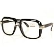 Run DMC Rapper Retro Large Clear Lens Eye Glasses Black