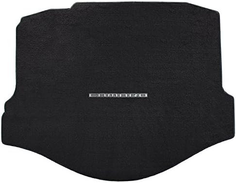 CAMARO 2010-ON COUPE TRUNK MAT EBONY VELOURTEX CAMARO LOGO