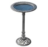 from OV ORNAMENTAL GARDEN IRON CLASSIC PEDESTAL BIRD BATH NEW