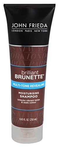 John Frieda Brilliant Brunette Multi-tone Revealing Moisture Shampoo for Natural or Highlighted Brunette, 8.45 Ounce