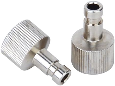 Syarin 2 Pcs Airbrush Quick Release Disconnect Coupler Hose Connector 1/8" fittings