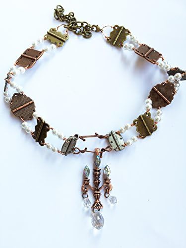 Hinge Candelabra Choker (Cosplay, Victorian, Steampunk, Industrial)