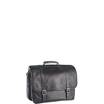 Clava Executive Notebook Briefcase - Leather - Tuscan Black - Tuscan Black
