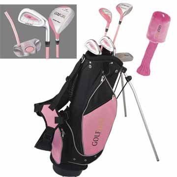 GolfGirl Pink Kinder Golfschläger Set inkl. Bag, Alter 8 - 12 Rechtshänder