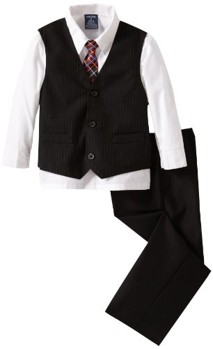 Izod Kids Boys 2-7 F13 Stripe Vest Suit Set