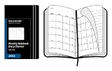 Moleskine 2011 12 Month Monthly Notebook: Black Soft Cover Pocket