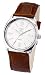 Umbro Gents Analogue brown leather strap watch with classic silver dial
