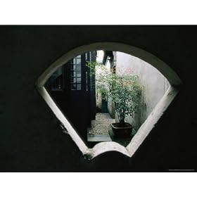 A View Through a Fan-Shaped Window National Geographic Collection Photographic Poster Print by Jodi Cobb, 16x12