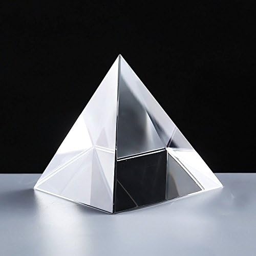 Crystal Art Craft Miniature Egyptian Pyramid Figurine 6 cm