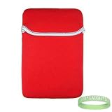 Red / Black Amazon Kindle DX Reversible Carrying Sleeve + Live*Laugh*Love Wrist Band!!! (Kindle DX Not Included)