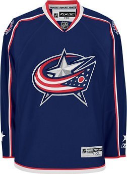 Buy Columbus Blue Jackets RBK Edge Premier NHL Team Color Jersey