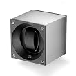 Swiss Kubik Single Watch Winder - Silver Anodized Aluminum