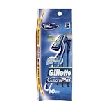 Gillette Custom Plus Razors, 10-Count Packages (Pack of 3)