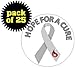 Quantity 25 Hope for a Cure 1.25