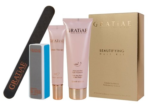 Gratiae Organic Beauty By Nature Nail Kit / Set - Apple Green Tea and Ginger