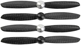 2 Pair 5040 5 inch Carbon Fiber Self-locking Propellers Props CW/CCW for QAV250 / 280 / H250 (Black)