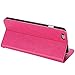 iPhone 6 Plus Case, LK [Stand Feature] iPhone 6 Plus Wallet Case, PU Leather Case Flip Cover + Screen Protector & Stylus for iPhone 6 Plus (Hot Pink)