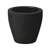 アドミナ 鉢カバー 4号用 17cm ブラック【パーフェクトポット PF-26】 陶器 信楽焼き 穴なし おしゃれ