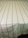 Homespun Style Red Stripe heavy cotton large tablecloth ~ 120 by 63 inches
