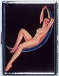 Retro Hand Made CRESENT MOON Billfold / ID Holder Cigarette Case