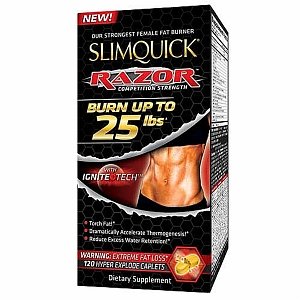 SlimQuick SlimQuick Razor, Maximum Strength, Rapid Release Caplets 120 ct (Quantity of 1)