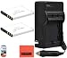 Pack of 2 NP-BN1 Batteries + Battery Charger Kit For Sony CyberShot DSC-WX5 DSC-WX9 DSC-WX50 DSC-WX70 DSC-WX150 DSC-W330 DSC- DSC-W510 W530 DSC-W560 DSC-W570 DSC-W610 DSC-W620 DSC-W650 DSC-W690 DSC-TX10 DSC-TX20 DSC-TX66 Digital Camera + More!!