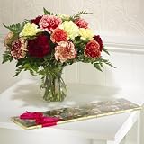 18 Carnations With 24 Milk Chocolates