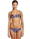 IMAGE OF Speedo Womens Zebra Haze Xtra Life Lycra 2 Piece Swimsuit, Purple, 4