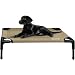 Kakadu Pet Elevated Pet Cot, Hay (Beige) - Medium, 30" x 24" x 7"