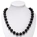 Handmade Black Agate Necklace