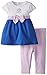 BON BEBE Baby-Girls Newborn Hearts and Ribbon Two-Piece Dress with Legging Set