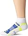 Balega Ultralight Lightweight Performance Quarter Athletic Running Socks for Men and Women (1 Pair) White/Royal, Small
