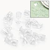Plastic Mini Wine Glass Table Tossers 1 1/8" (50 pc)