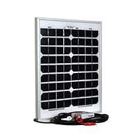 Instapark® 10W Mono-crystalline Solar Panel with 12V Solar Charge Controller