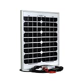 Instapark® 10W Mono-crystalline Solar Panel with 12V Solar Charge Controller