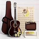 Esteban Spanish Rosas Acoustic Electric Guitar Package w/ Amp, 10 DVDs and Accessories - Blem