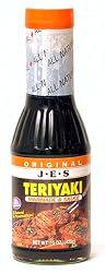 JES Teriyaki Marinade & Sauce - Original, 15.6-Ounce Bottle (Pack of 3)