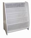 Beck Children's Wooden Bookshelf with Canvas Shelves