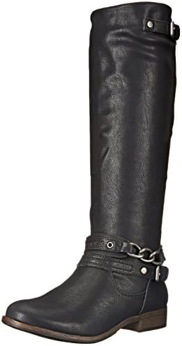 MADELINE girl Women's Buy It Harness Boot, Black, 10 M US
