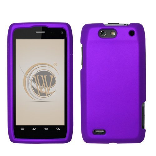 Purple Rubberized Hard Case Cover for Verizon Motorola Droid 4 Purple Rubberized Hard Case Cover for Verizon Motorola Droid 4
